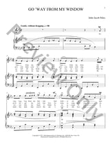 Go 'Way From My Window piano sheet music cover